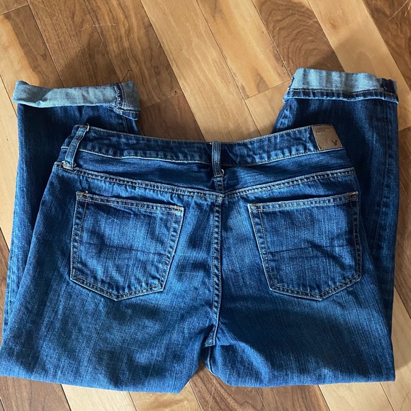 Vintage AE cropped boy fit jeans size 8 - Picture 2 of 6